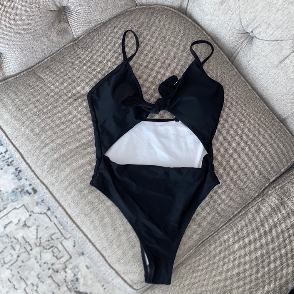 NWOT black one piece swimsuit
